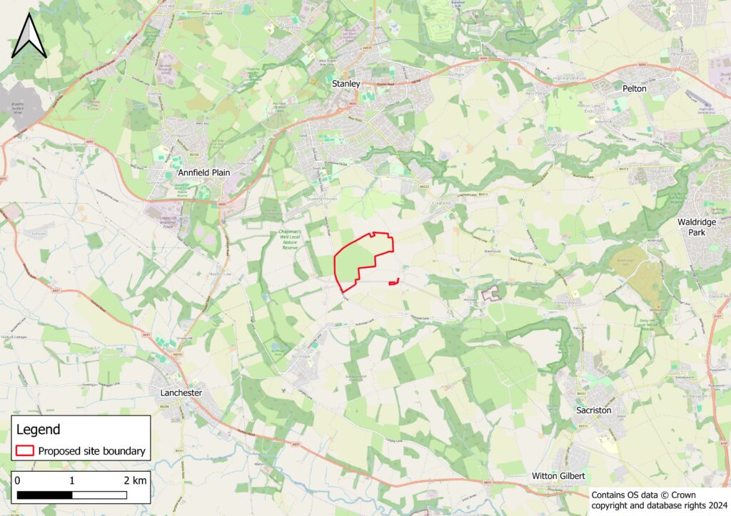 Proposed site location map 
